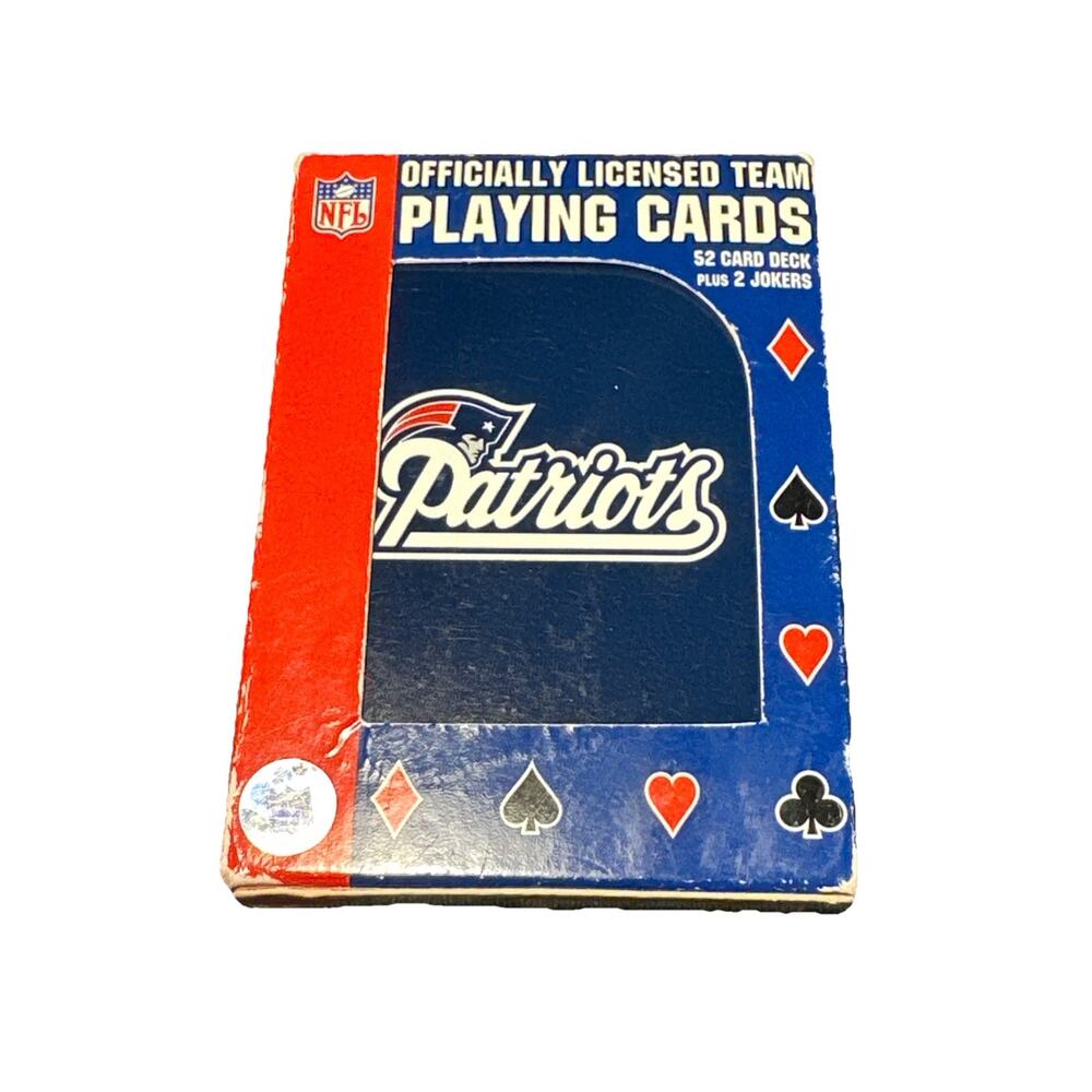 New England Patriots NFL Officially Licensed Team Playing Cards Standard Used